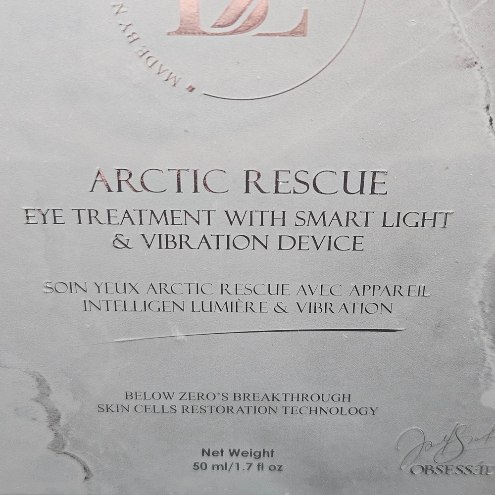 BZ Arctic Rescue Eye Treatment Smart Light & Vibration Device 1.7 oz Sealed - Picture 2 of 6